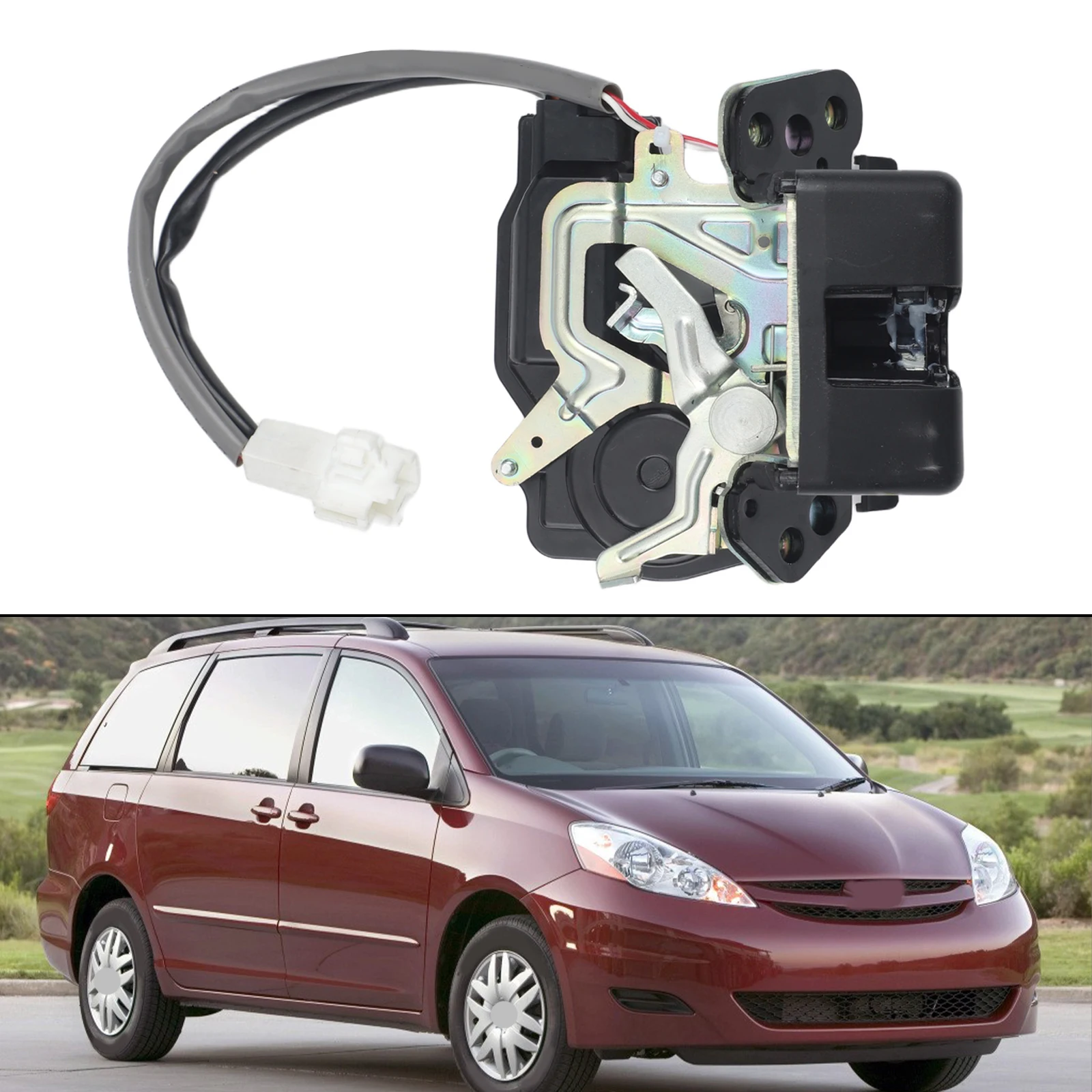 Rear Liftgate Lock Actuator for Toyota For Sienna 2004-2010 Built to Match 6911008020 69110 08020 for Reliable Performance