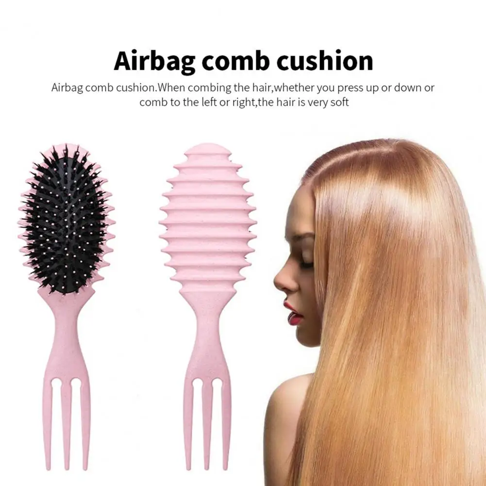 Non-slip Hair Brush Curl Defining Hair Brush Soft Bristle Curl Defining Hair Brush for Women Scalp Massage Styling Tools Comb