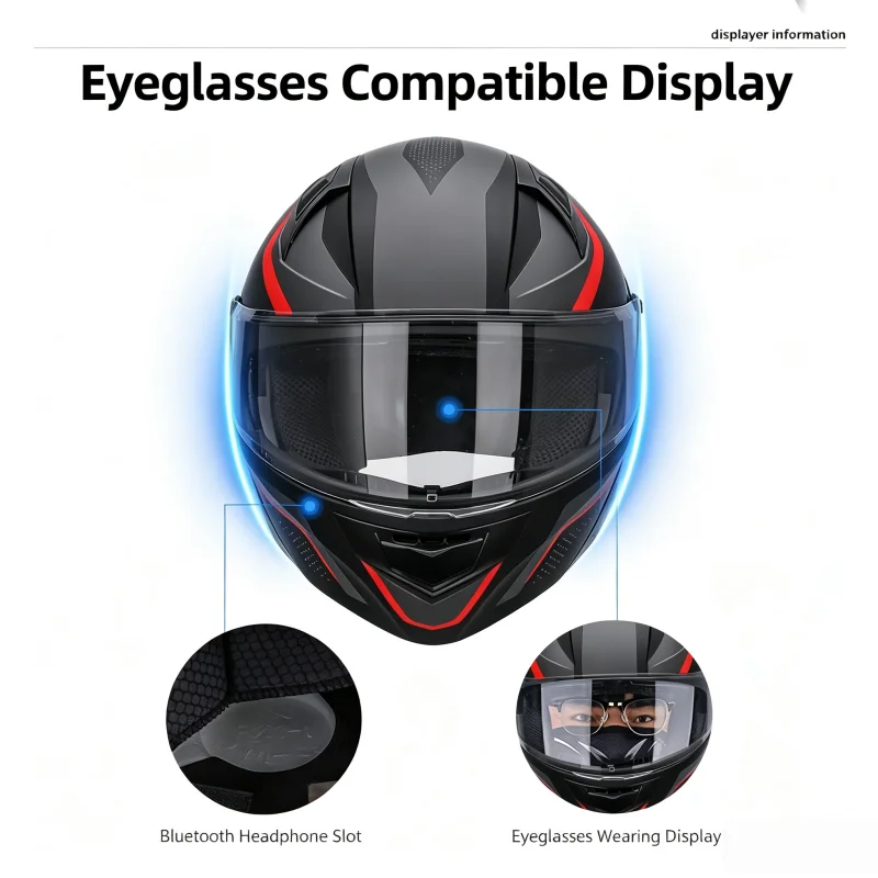 Мотоциклетный шлем с LED-задни – обзор и цена Motorcycle Gear Up