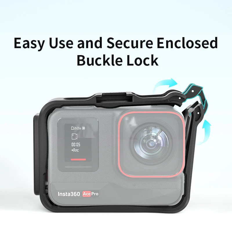 Plastics Rabbit Cage For Insta360 Ace Pro Quick Release Protective Border Frame For Insta360 Ace Camera Accessories