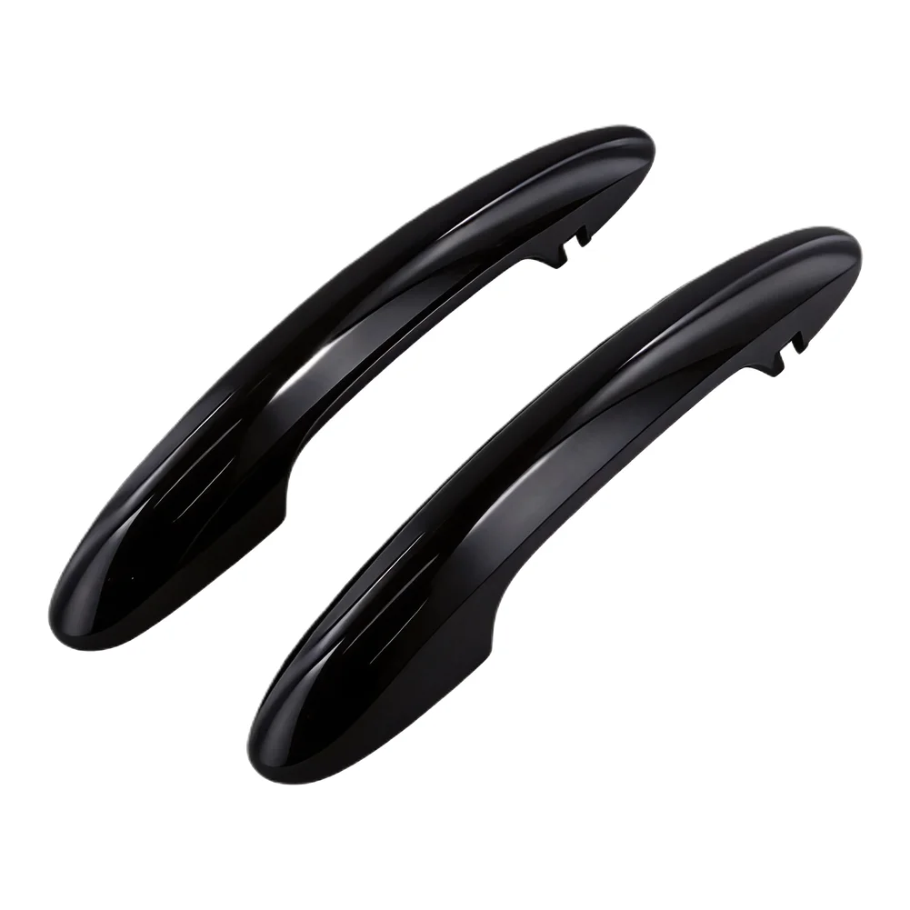 Sleek and Functional Glossy Black Handle Cover Trims Designed Specifically for MINI For Cooper from 2014 to 2023