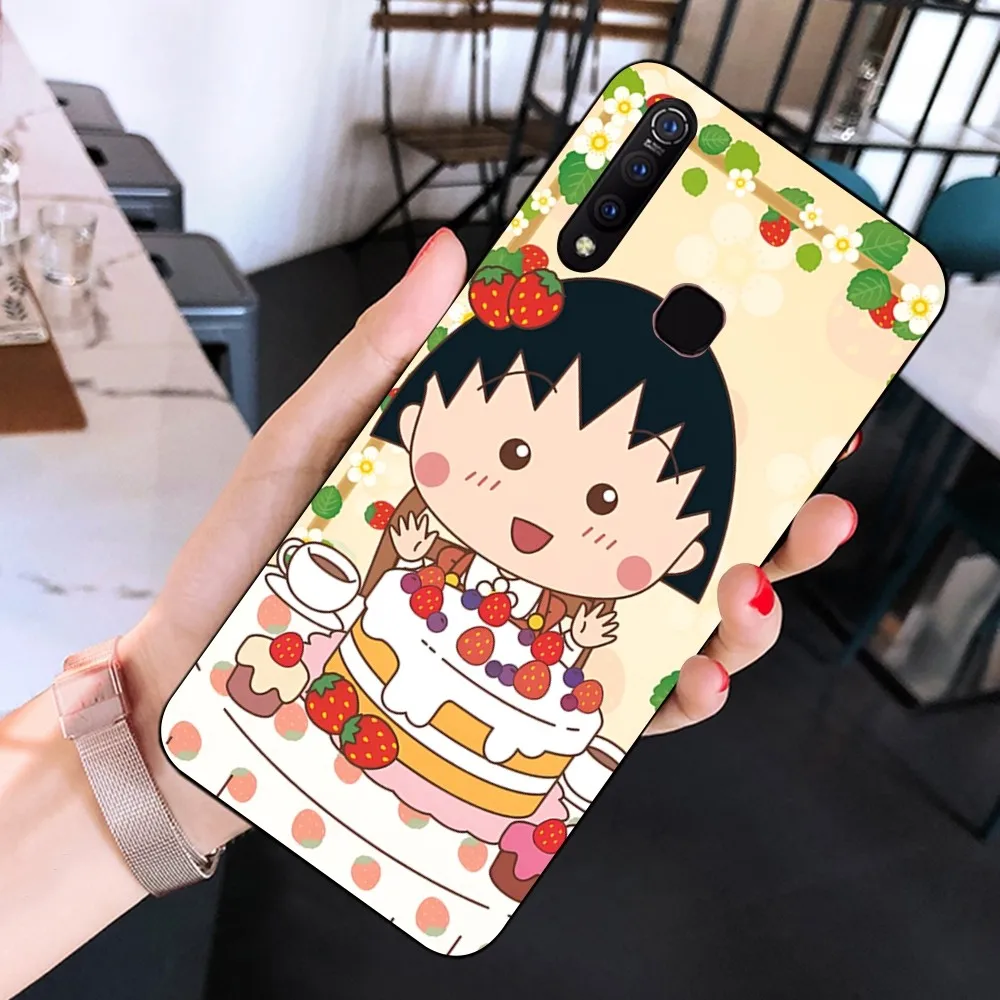 Catoon Chibi Maruko Chan casing ponsel untuk Huawei Mate 10 20 30 40 50 lite pro Nova 3 3i 5 6 SE 7 pro 7SE