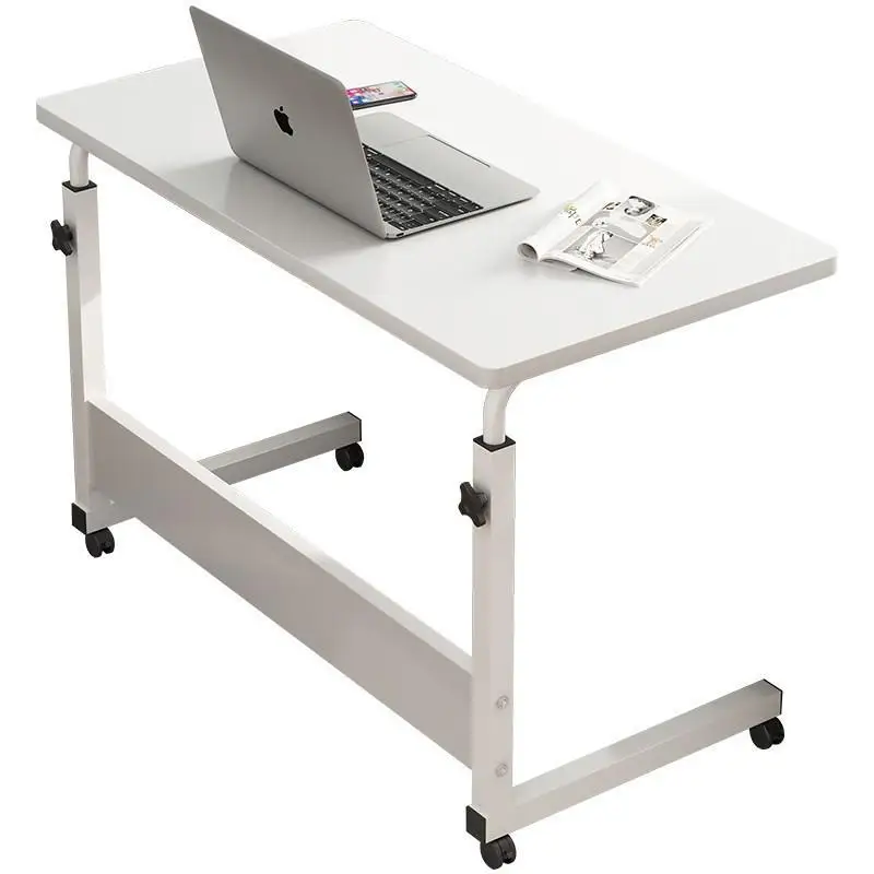 Folding Computer Mobile Lift Desk, Study Table, Height Adjustable, Lap Bed Tray, Scrivania Standing Furniture