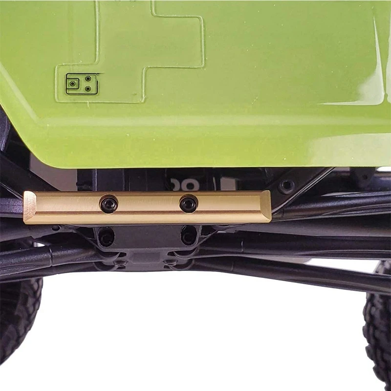 2Pcs Brass Boulder Bars Rock Rails For 1/24 Axial SCX24 AXI90081 AXI00001 RC Crawler Car Upgrade Accessories Parts