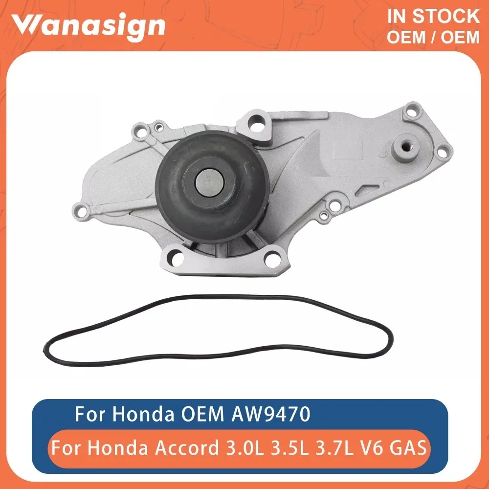 Engine Timing Belt Kit Water Pump With Gasket Fit 3.5 3.7 L V6 GAS For Honda Accord Pilot Acura MDX Saturn 3.5L 3.7L AW9470