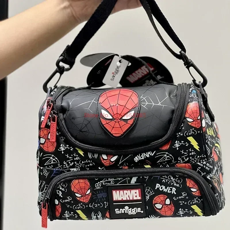 Marvel Spider Man Australia Smiggle Plecak chłopięcy Plecak studencki Butelka wody Torba na lunch Piórnik Artykuły papiernicze