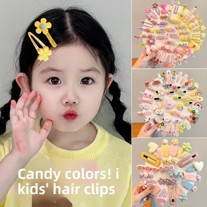 Presilhas de Cabelo Infantis Novas para Meninas, Presilha para Franja e Cabelos Soltos, Acessório de Cabelo Fofo para Bebês
