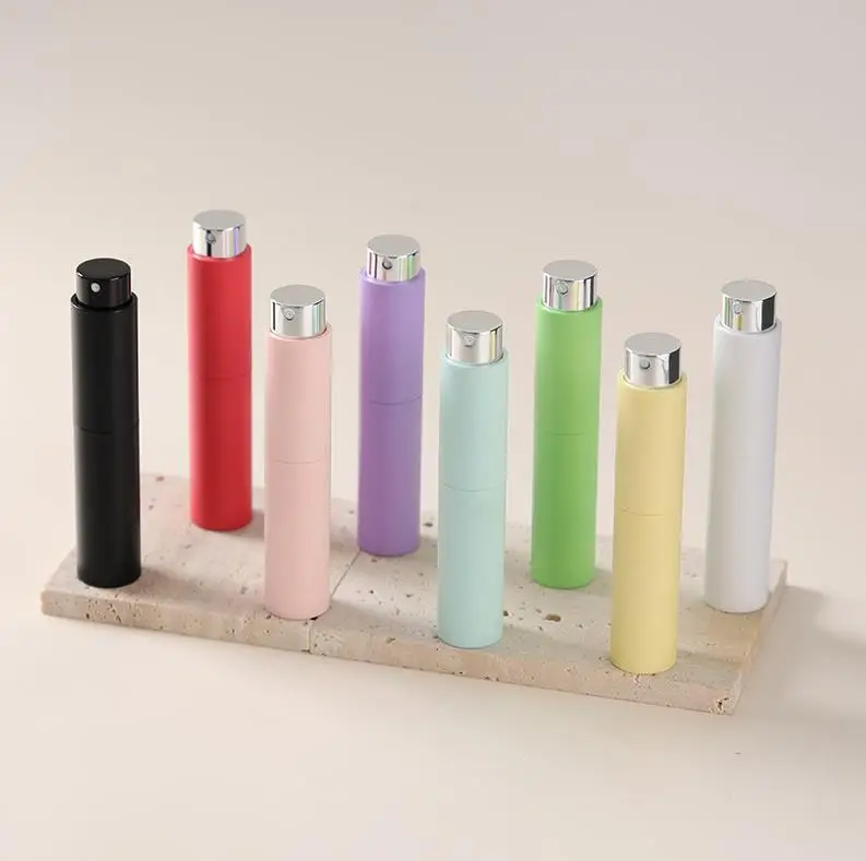 

200pcs 10ml Portable Mini Refillable Perfume Bottle Spray Empty Cosmetic Containers Atomizer Bottling For Travel Tools ni156