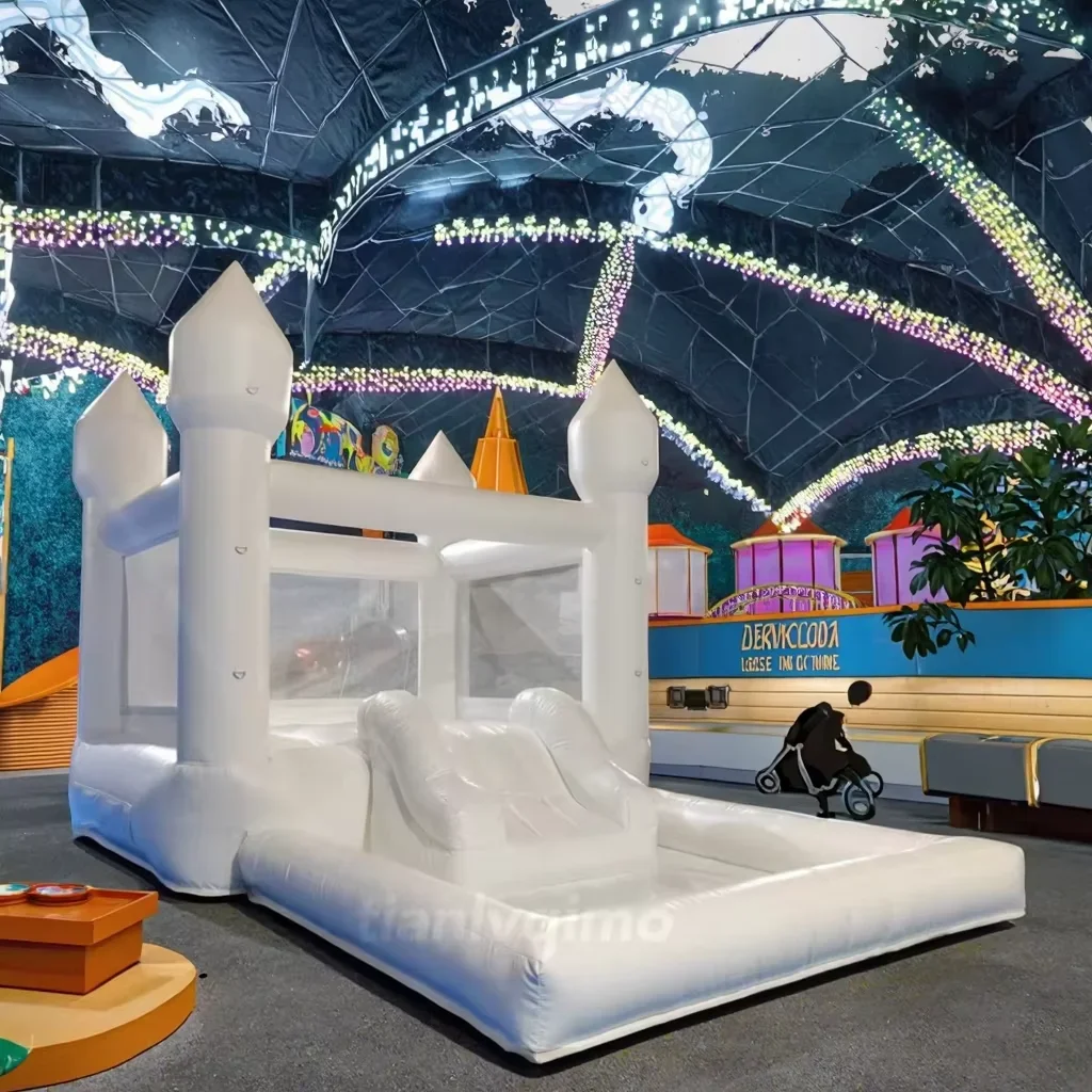 2026 Customizable Cartoon-Themed Inflatable Trampoline for Children's Outdoor Sports & Entertainment Castle Theme Park