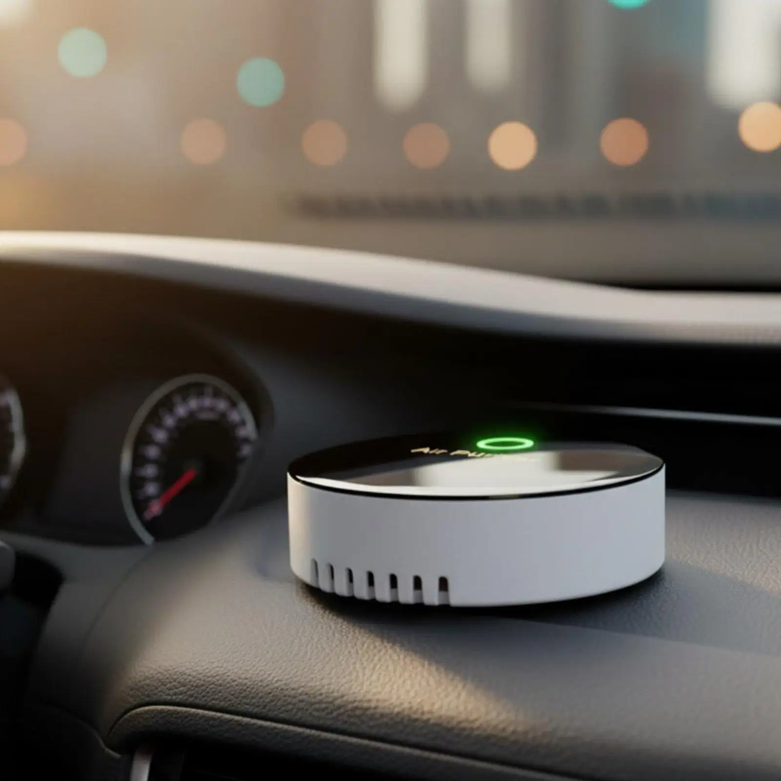 USB Powered Car Air Purifier Compact Air Cleaner for Small Automotive Spaces Office Smoke Dust Removal
