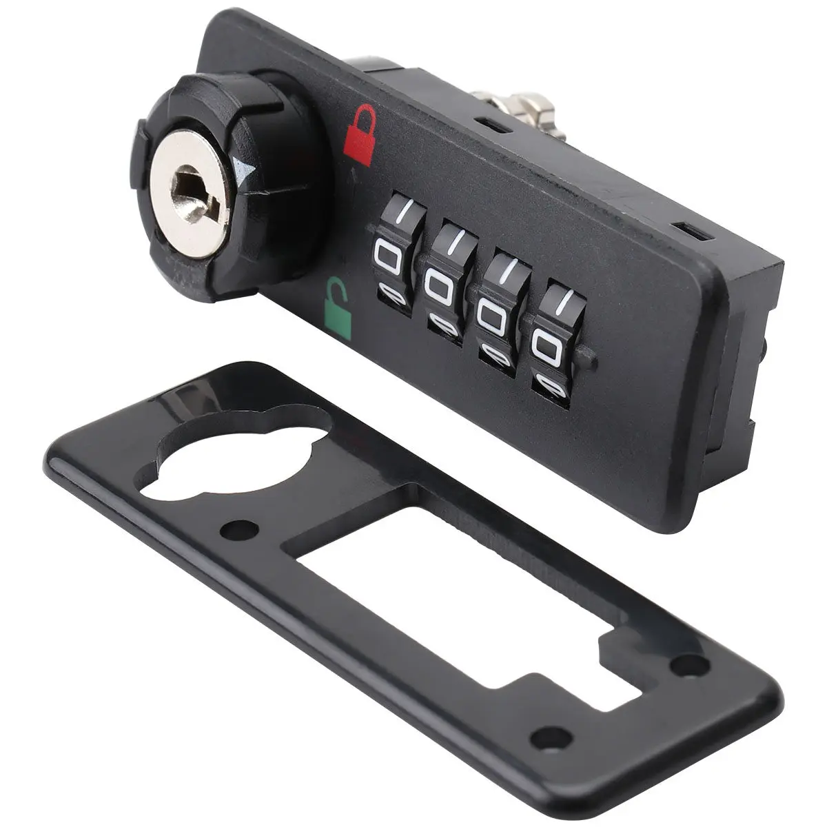 4 Digit Mechanical Password Lock ABS Combination Secure Mailbox Cabinet Drawer Locker Lock for Caravan Boat Tool Box