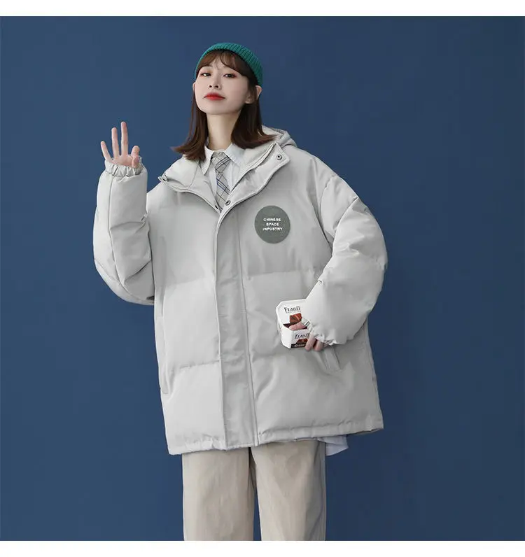 New Thickened Bread Coat Short Down Cotton Coat Cotton Coat Women\'s Korean Version Loose Autumn Winter Coat Cotton Jacket