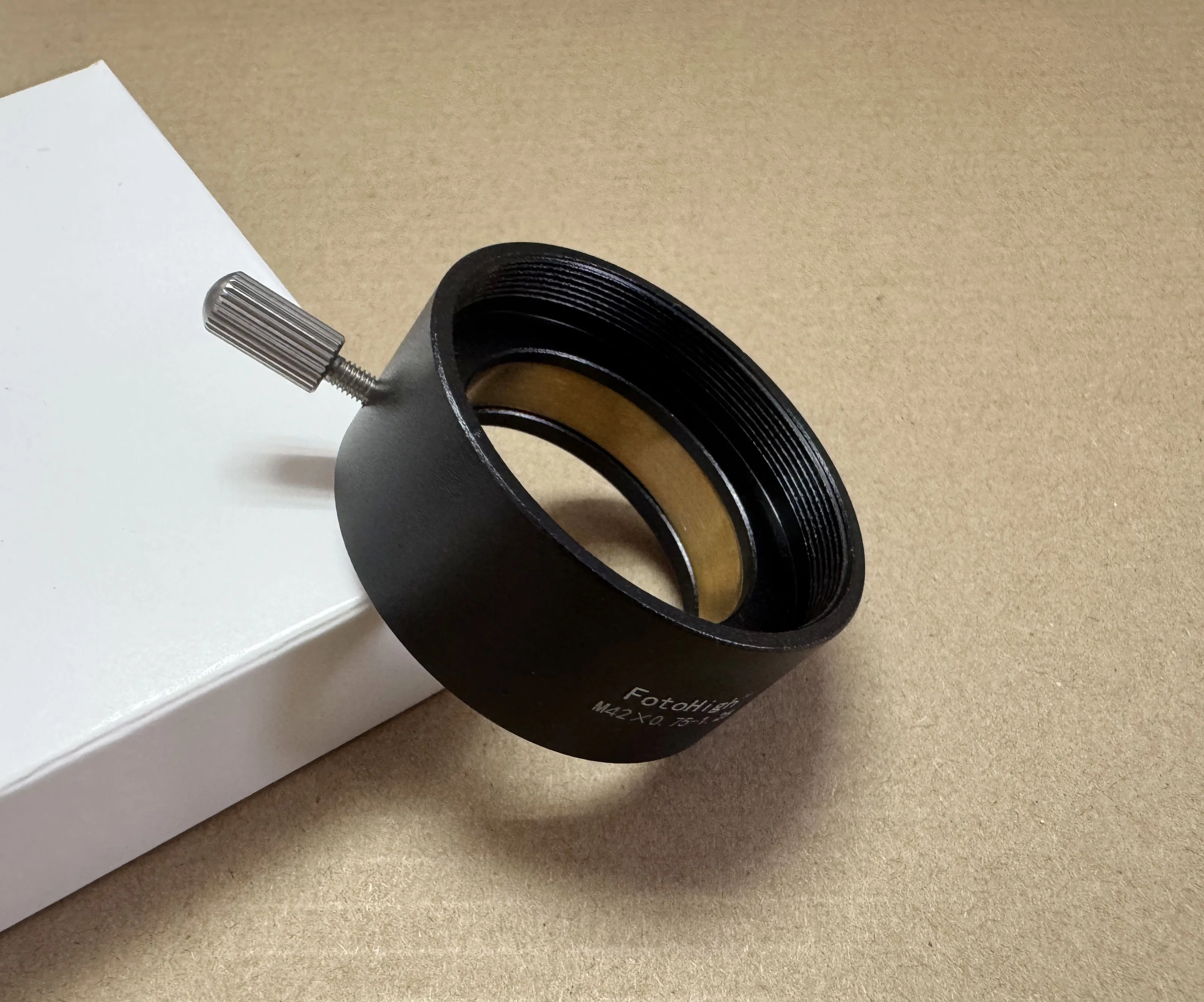 

New M42 M42X0.75 to 1.25" 1.25 inch Adaptor Anodized Aluminum Telescope Lens Adapter