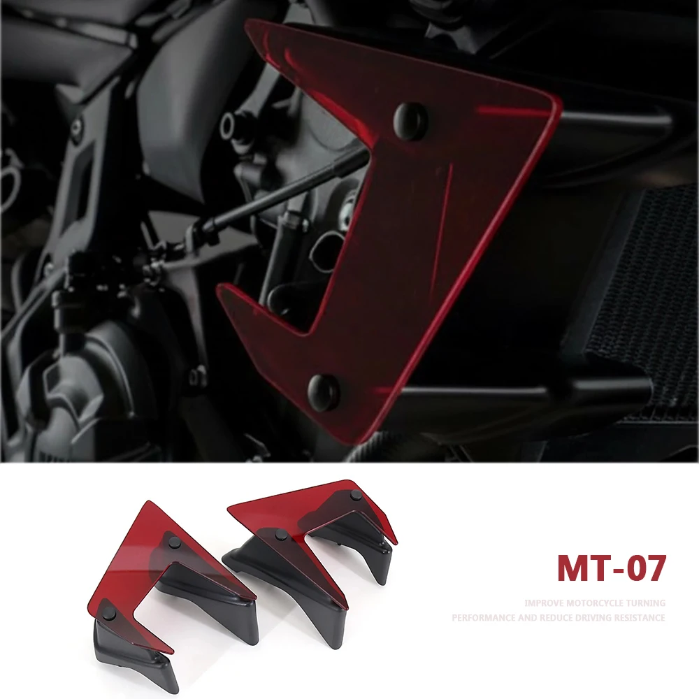 

Fit For Yamaha MT-07 MT 07 2018 2019 2020 Motorcycle Sport Side Spoilers Aerodynamic Wind Wing Deflector Kits MT07 Accessories