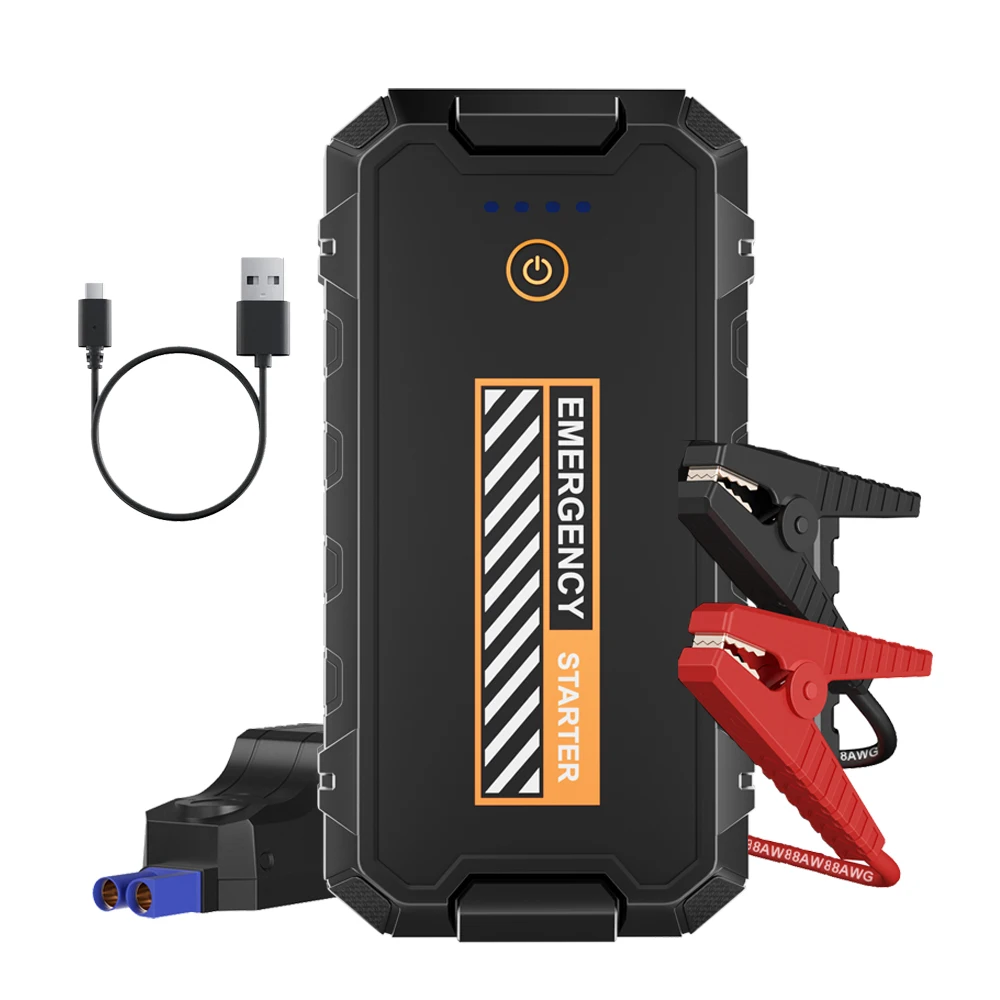 3000A Car Battery Starter 12V Car Battery Booster Vehicle Charger Wireles Charging Starter Battery Box Portable Car Jump Starter
