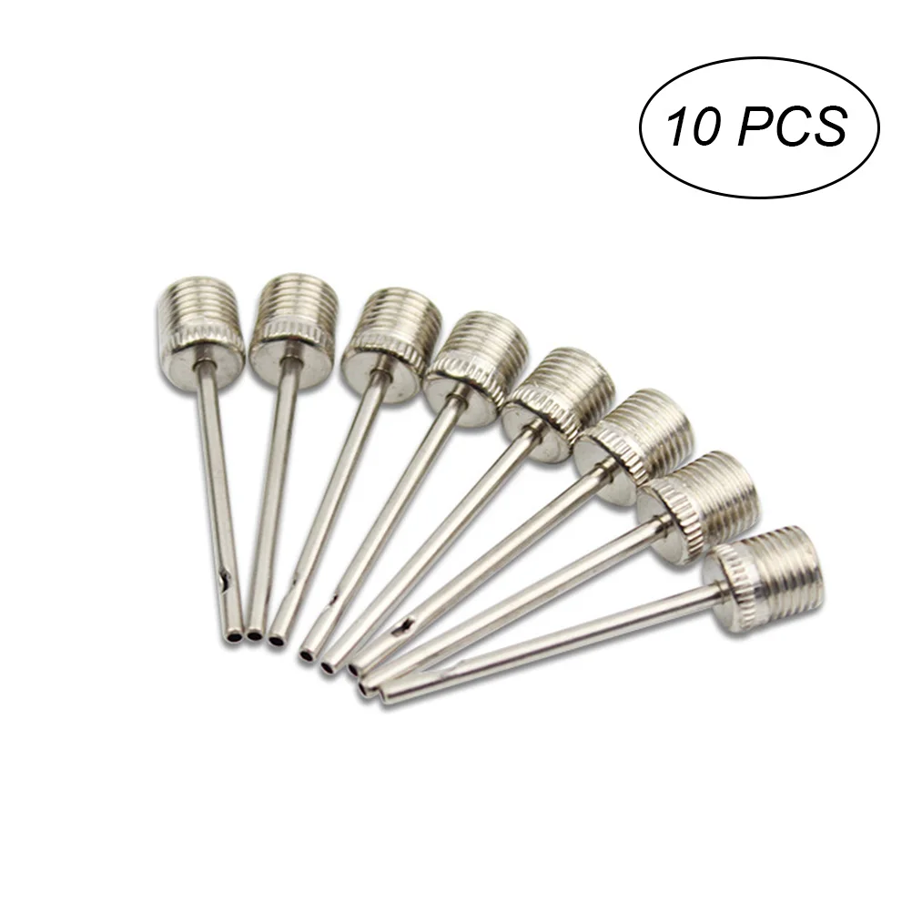 

10 Pcs Ball Pump Needles Metallic Air Inflation Needles for Football Basketball Soccer Volleyball air pump needles