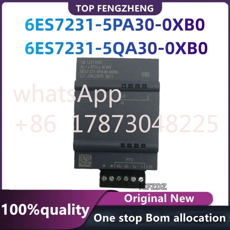 100% new original S7-1200 signal board, SB1231 TC 6ES7231-5QA30-0XB0, SB1231RTD 6ES7231-5PA30-0XB0