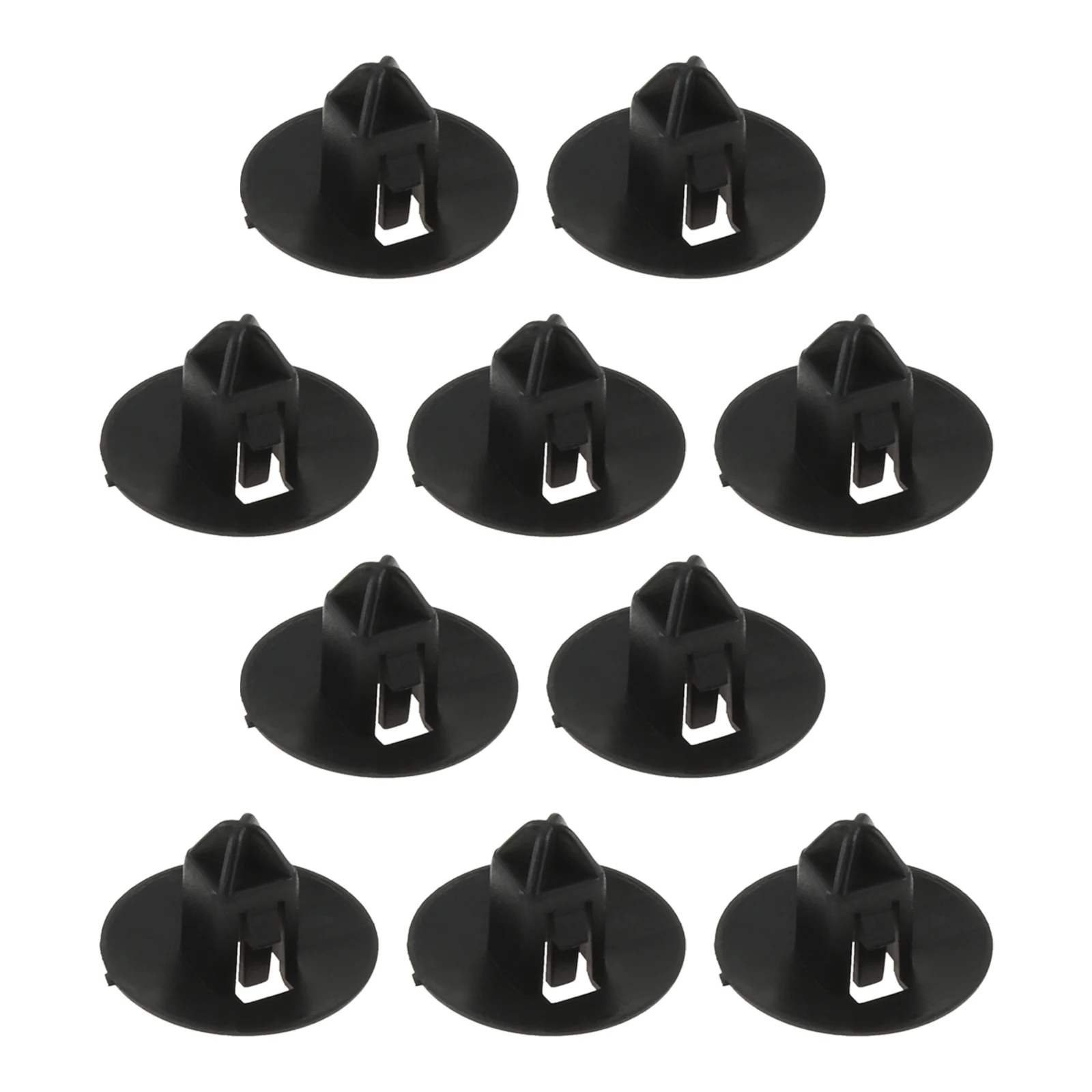 10Pcs 30763619 Auto Front Bumper Grille-Deflector Panel Clips Fasteners Fit for Volvo Black Car Plastic Replacement Cilps