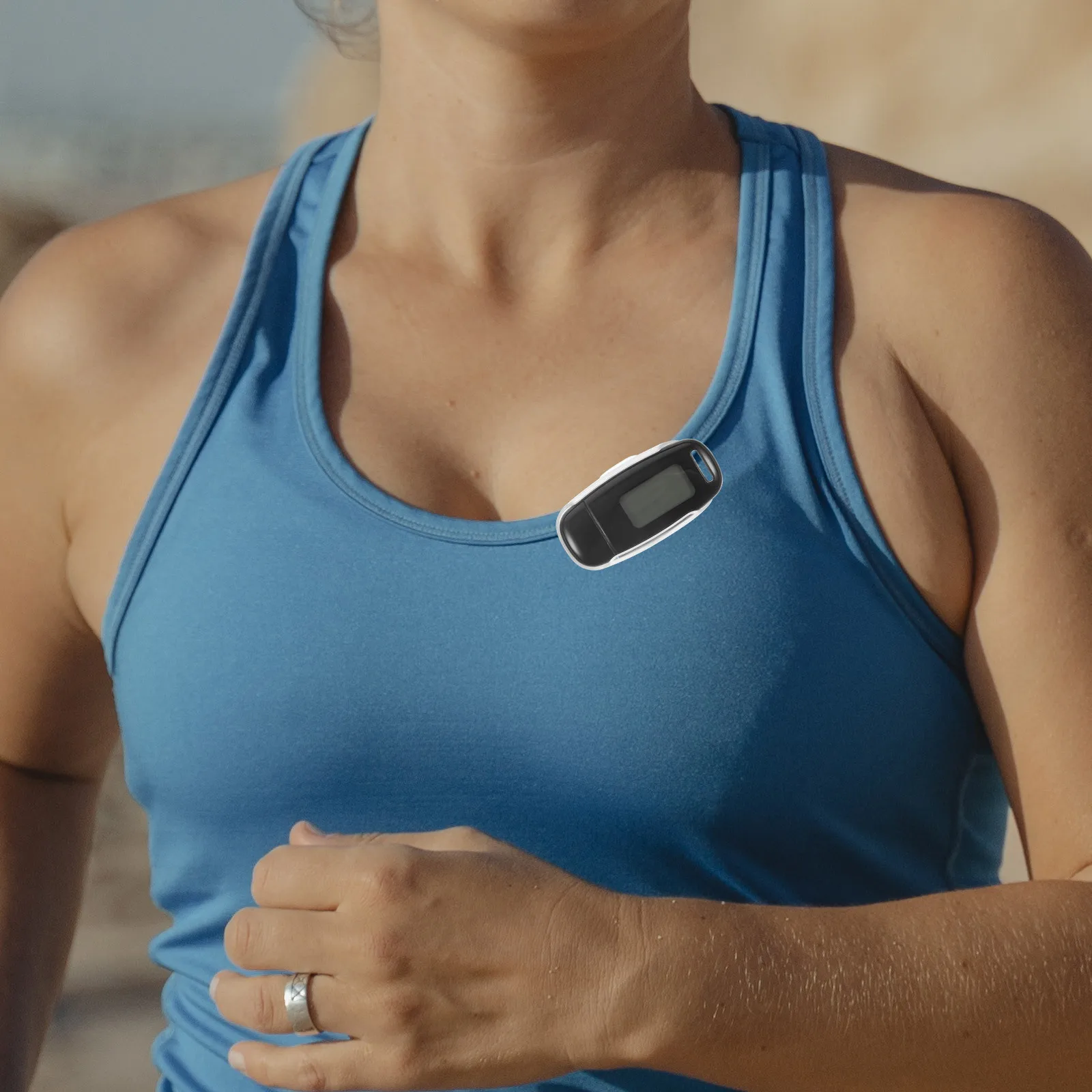 

1Set 3D Pedometer Professional Step Counter Easy Operate Required Large Display Portable Walking Counter Fitness Gift