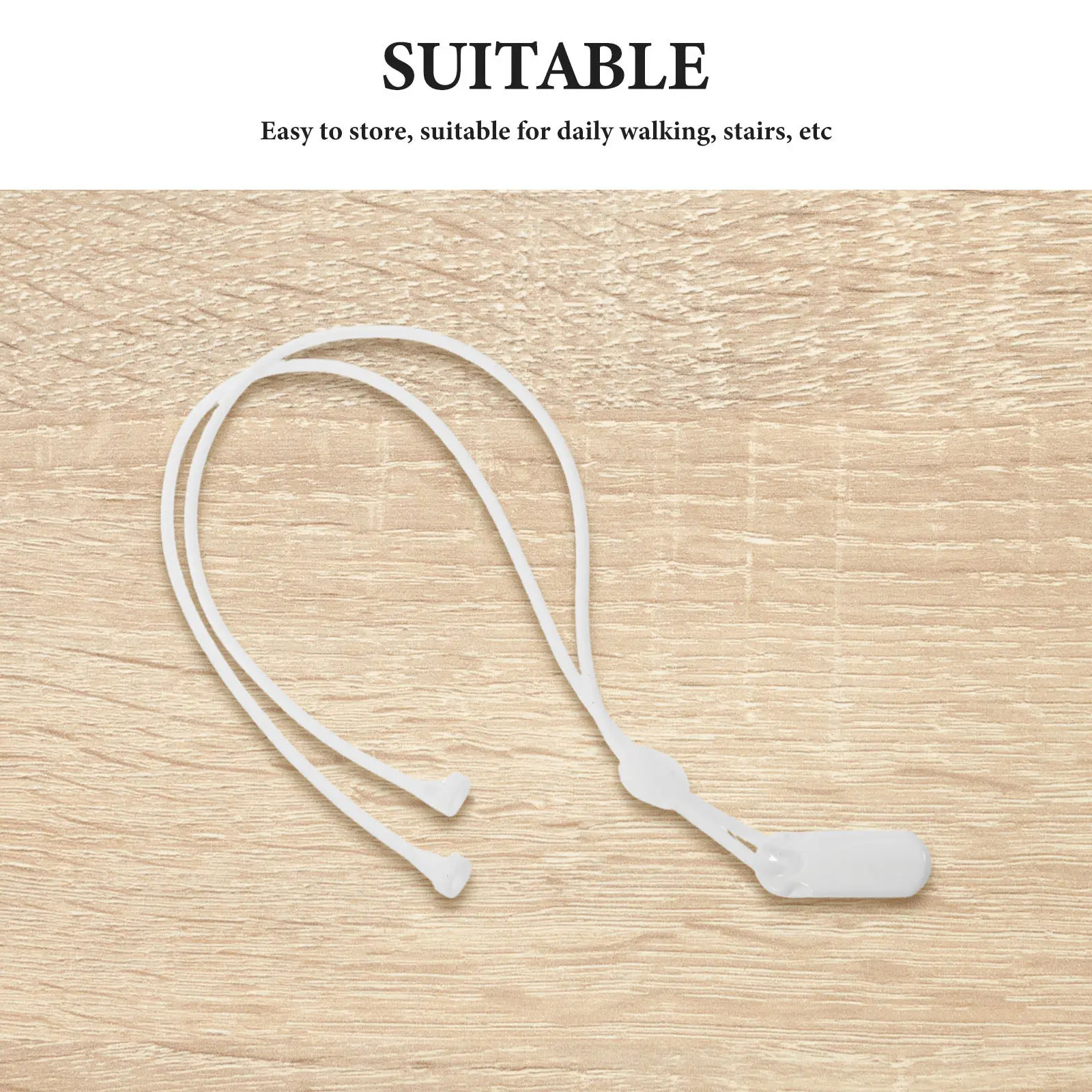 Anti-Loss Hearing Aid Lanyard for Adults Seniors Binaural Design Soft Flexible Secure Retention Clip Holder Daily