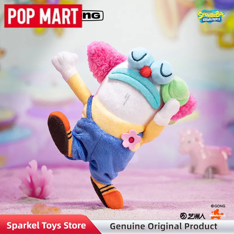 

POPMART GONG Bikini Bottom Buddies 2 Funny Plush Blind Box Cute Bag Pendant Figure Doll Keychain Mystery Box Toys Gift For Girls