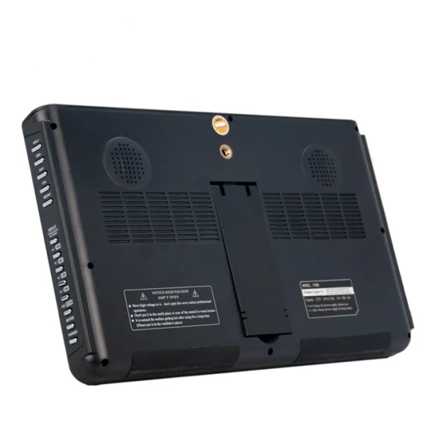 TV LED Pengisi Daya Televisi Mini TV LCD Kecil 10 Inci dengan Baterai DVB-T2/ATSC/ISDB USB HMI Port AV