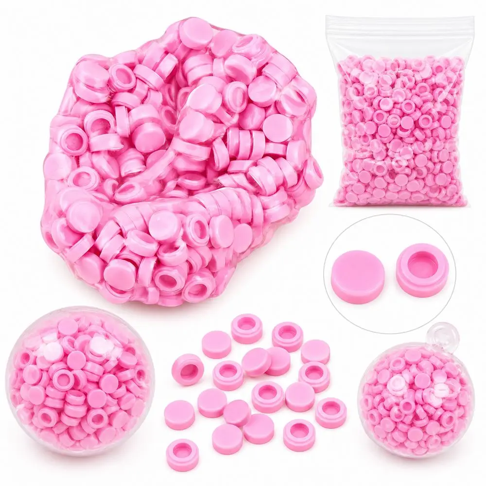 Smooth Surface Granules Beads Filler Round Shape Hollow Back Craft Filler Pellets Multicolor Craft Filler Inserts