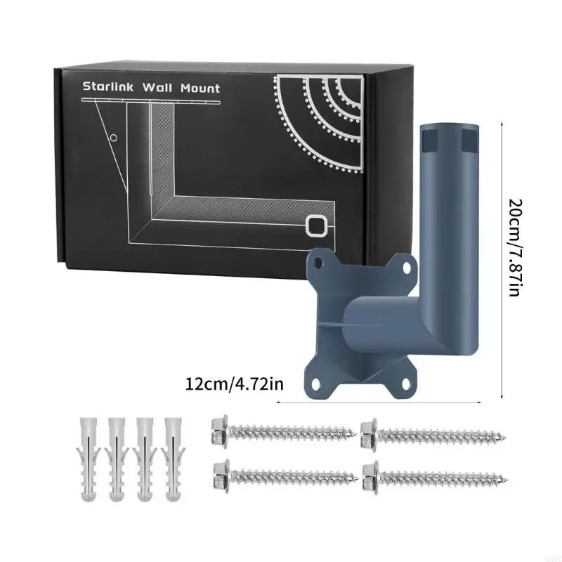 

E65C Versatile Short Wall Mount set Strong Steel Wall Bracket Upgrades for Satellite