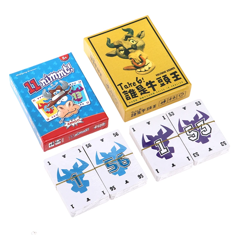 Creative Take 6 Nimmt gioco da tavolo 2-10 giocatori regalo divertente per giochi di carte di famiglia per feste