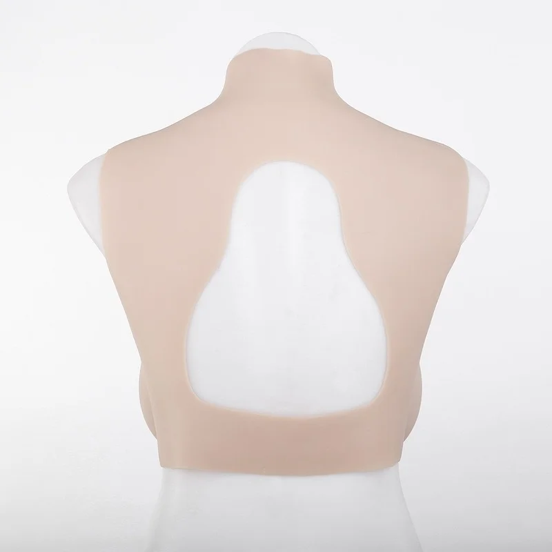 A-H Cup Silicone Fake Breasts High-necked Half-body Solid Fake Breasts Disguised Fake Mother Fake Breasts Liquid Fake Breasts