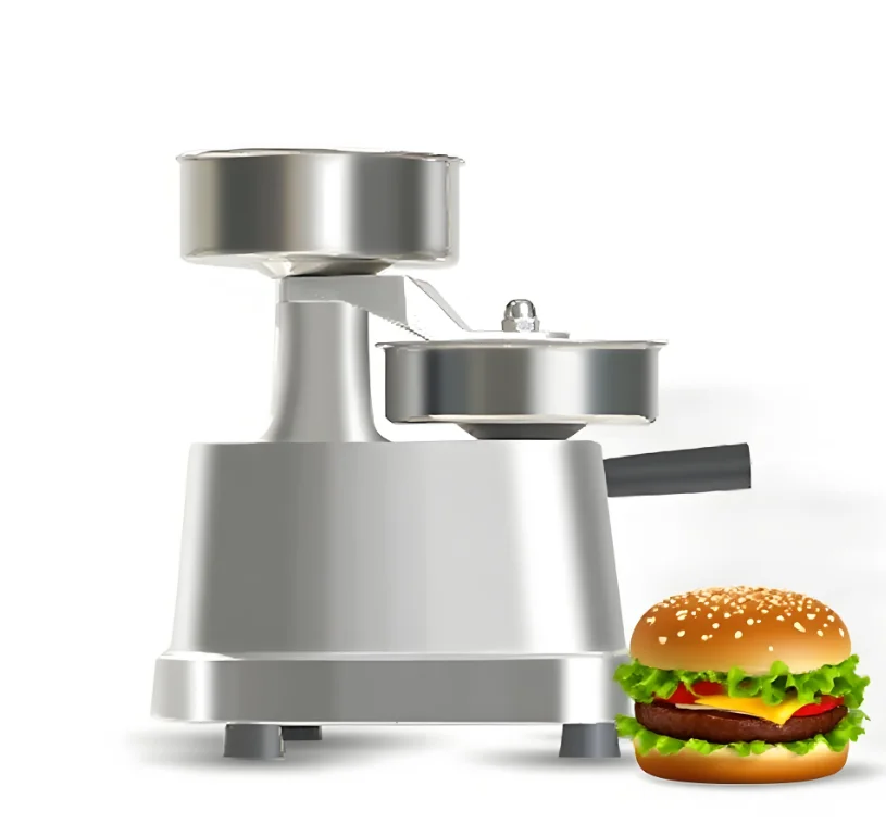 Commercial Manual Hamburger Patty Press 130mm Beef Chicken Burger Maker for Meat Product Making Kitchen Equipment