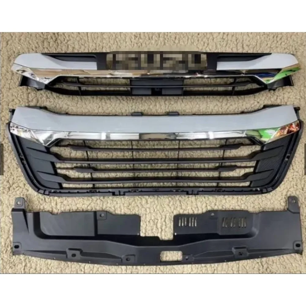 Modified Racing Grille Pickup Car Front Grills Mesh Bumper Mask Auto Cover Grille Parts For Isuzu D-max Dmax 2020 2021 2022 2023