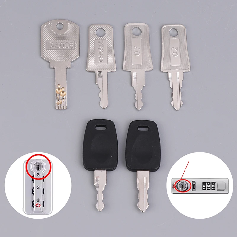 

Ключ для багажа TSA 007 TSA002 TSA006, универсальный ключ для замков TSA Safe Ski, мастер-ключ для чемоданов при забытых кодах