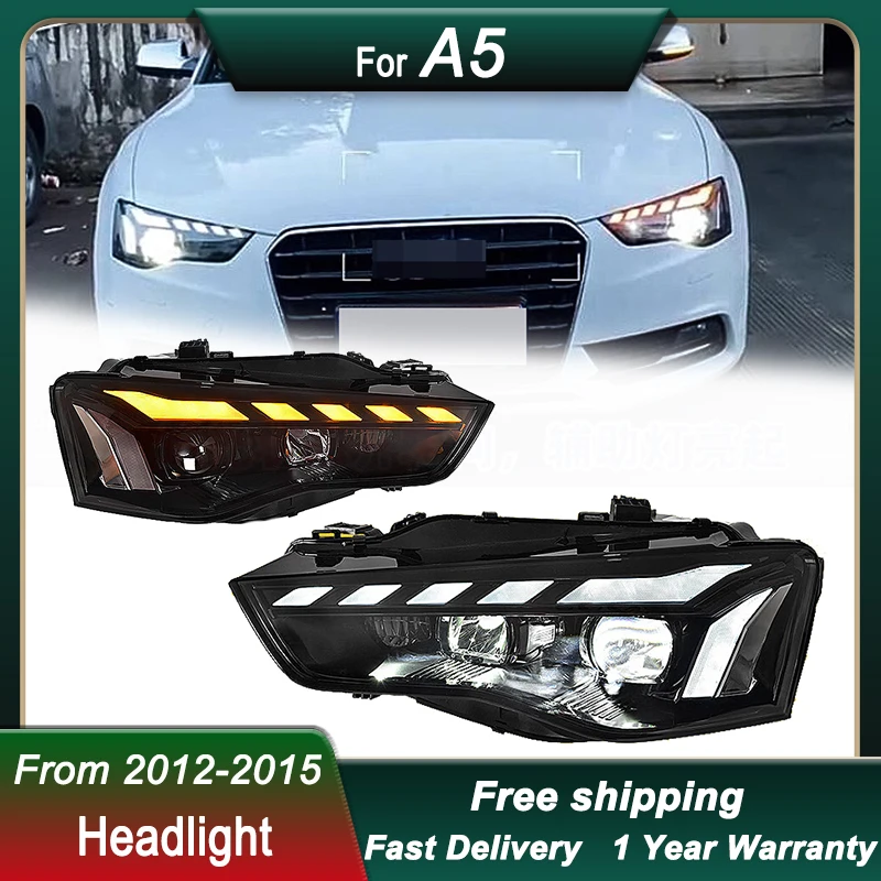 

Car Headlight For Audi A5 2012-2015 new RS5 Style full LED Head Lamp Upgrade DRL Head Lamp Front light Assembly