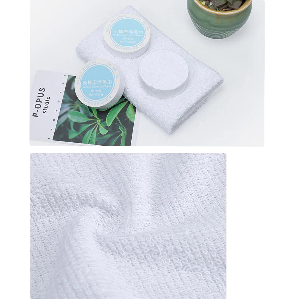 

5 Pcs Portable Compressed Towel Washcloths Wipes Disposable Outdoor Travel Towels