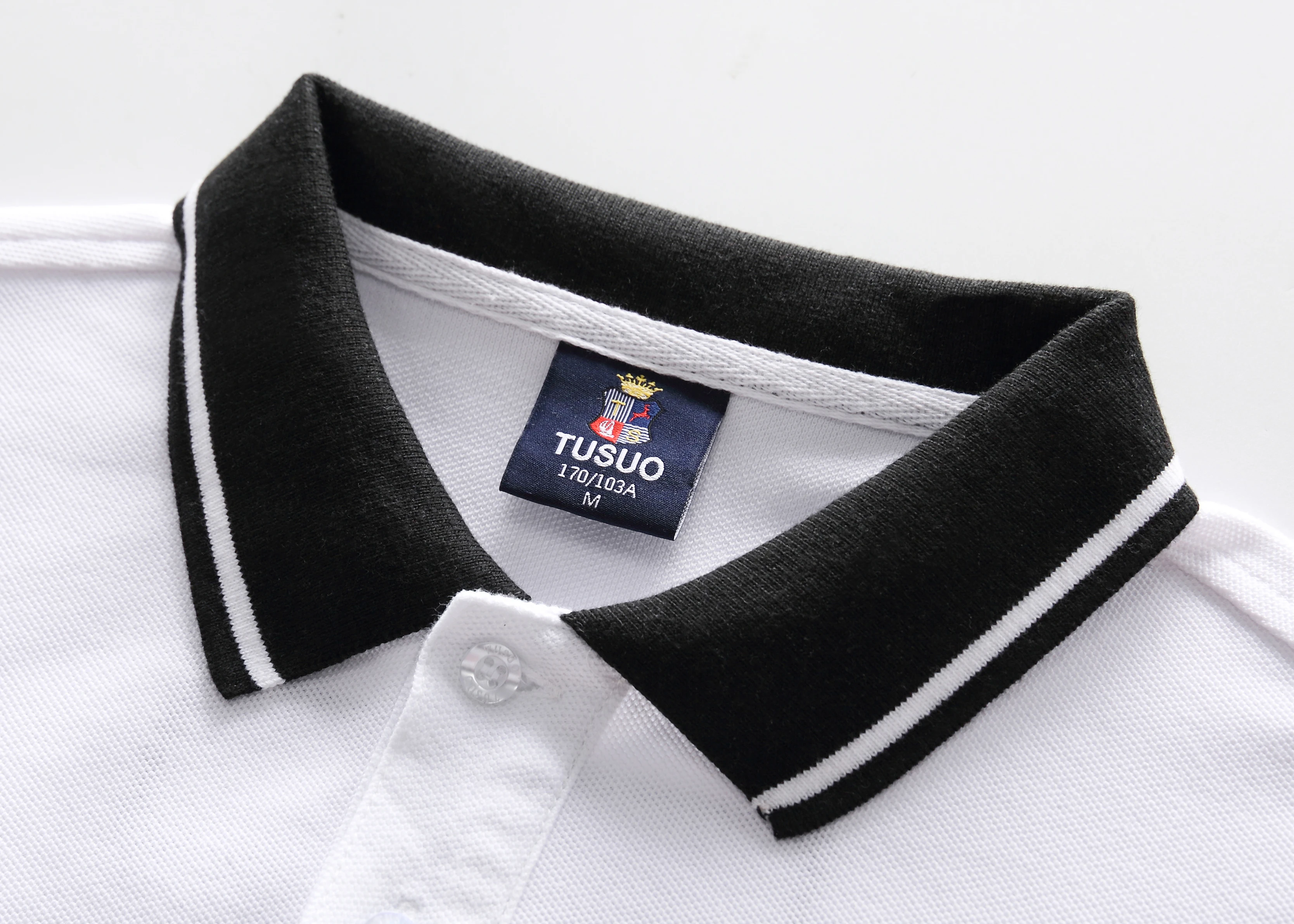 Summer Men's Polo Shirt Classic Miami Embroidery Short Sleeve Casual Sports White Collar T-SHIRTS XS