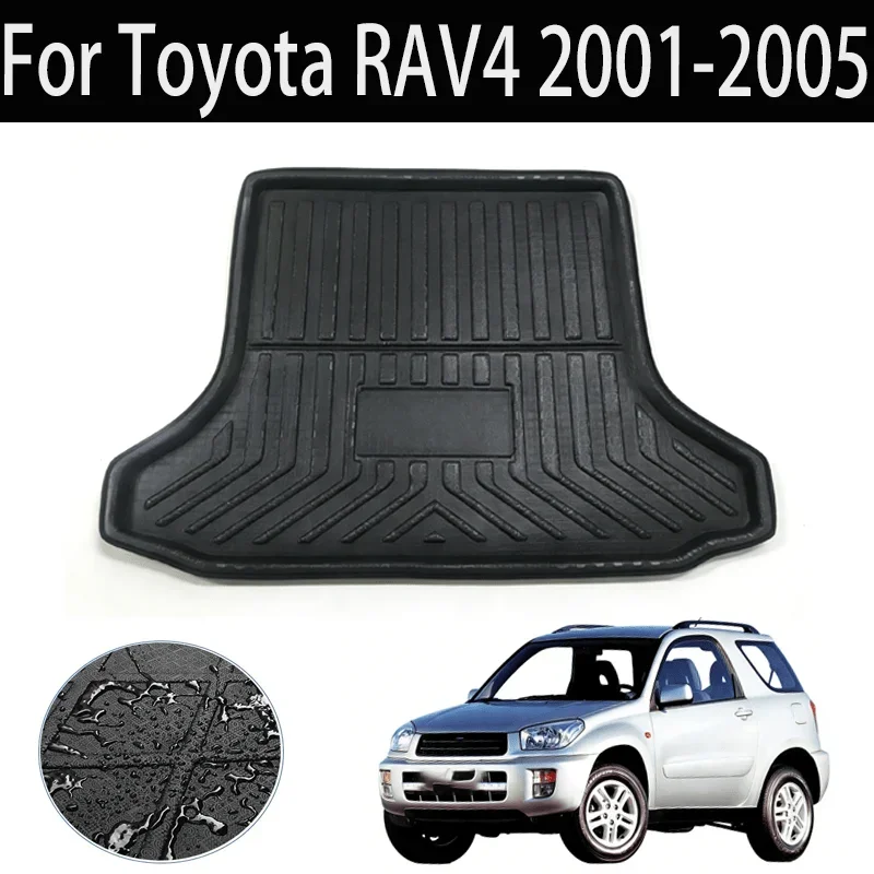 Für Toyota RAV4 2001-2005 Kofferraummatte Laderaumauskleidung Hintere Kofferraumbodenmatte