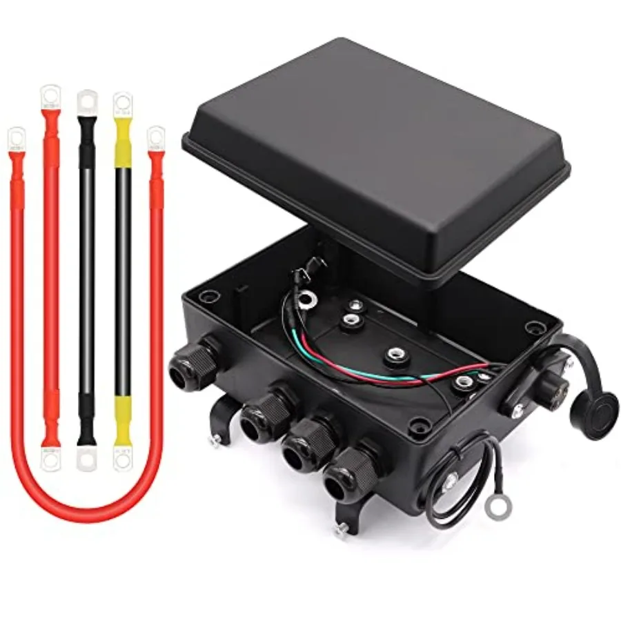 

Winch Solenoid Relay Control contactor pre-Wired Box for 8000-17000lbs Electric ATV UTV Winch 12V