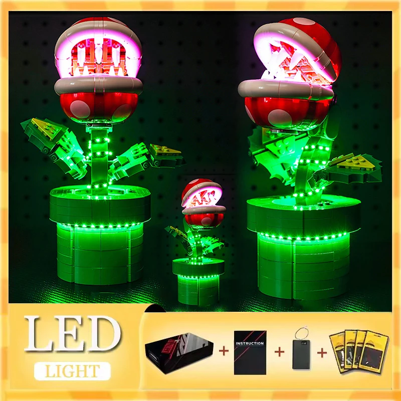 

DIY LED Light Kit For LEGO 71426 Piranha Plant (Only LED Light,Without Blocks Model)