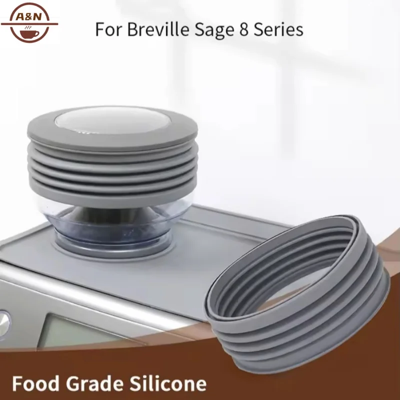 Breville Sage 870/878/8 Series Compatible Single-Dose Coffee Grinder Hopper with Bellow Bin – Espresso Grinding Accessory