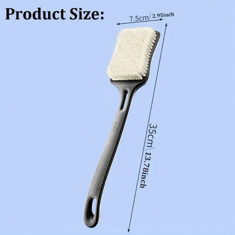 أداة تنظيف فرشاة حمام بمقبض طويل، شعيرات ناعمة للجسم وا برو للرجال للاستخدام المنزلي للنساء والرجال وكبار السن #6