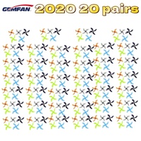 for RC FPV Racing Freestyle Tinywhoop BETA85X Drone 20Pairs GEMFAN D51 2020 2x2x4 2inch 50.3mm 4-Blade PC Propeller 1.5mm
