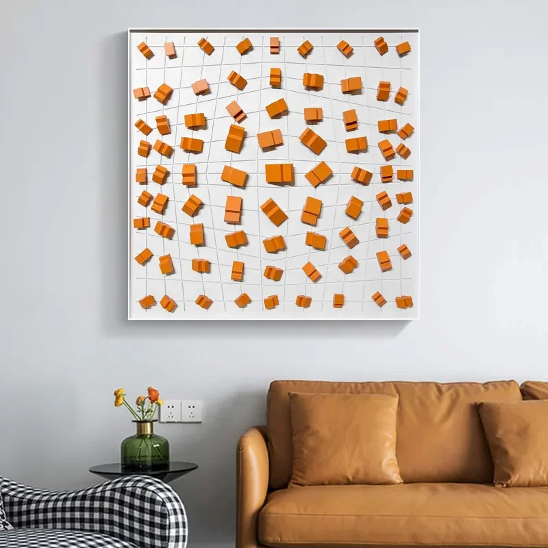 Hot Sale Wood Carving Decorative Painting Simple Modern Painting Wall Decor Custom High Quality Hanging Paintings