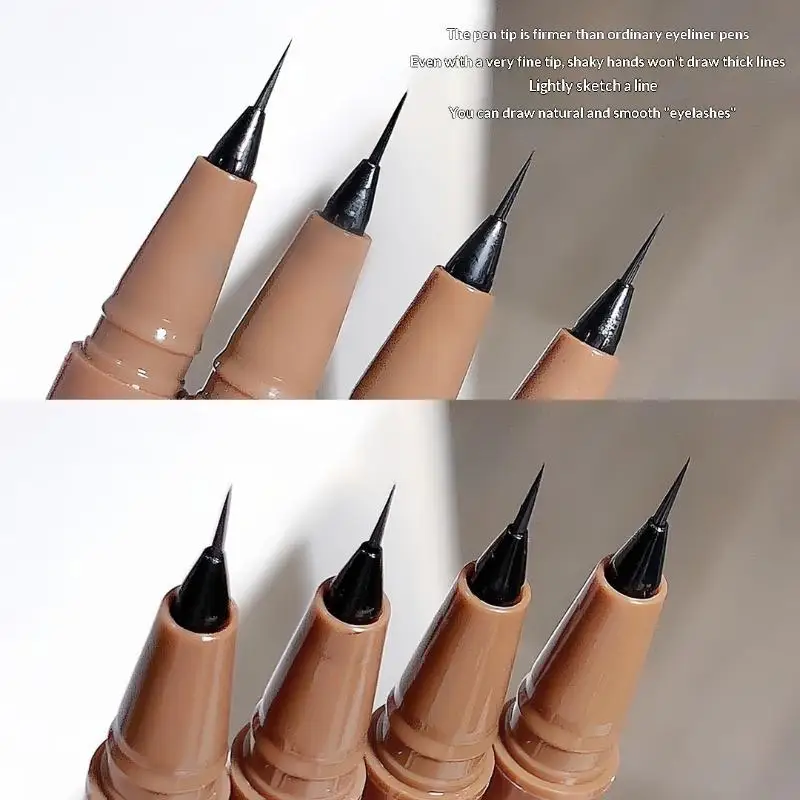 Gege bear-lápiz delineador de ojos líquido, resistente al agua, duradero, lápiz delineador de ojos de gusano de seda, a prueba de manchas, maquillaje de ojos de secado rápido y suave