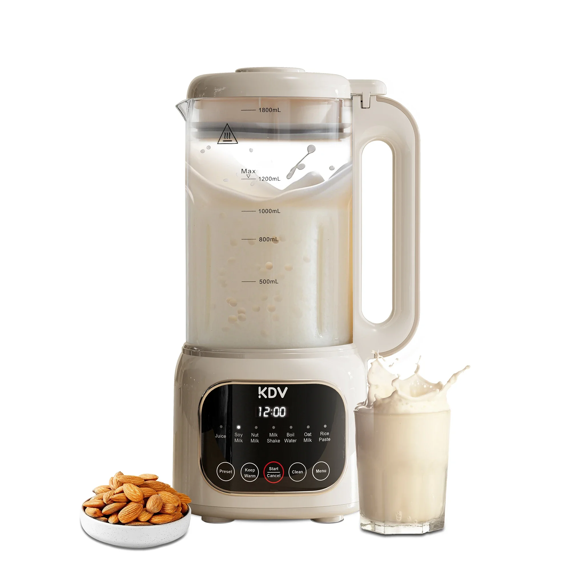 

【Hot】2025 Household Full-Automatic Mute Dregs-Free Soybean Milk Machine Juicer New Wall-Breaking One-Piece No-Boil No-Filter Pre
