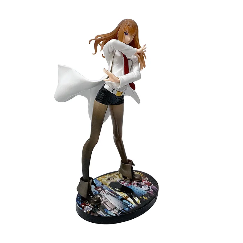 18-20cm Steins Gate Makise Kurisu Christina Action Figure Anime Figure Collection Figures Model Toys Doll Gift