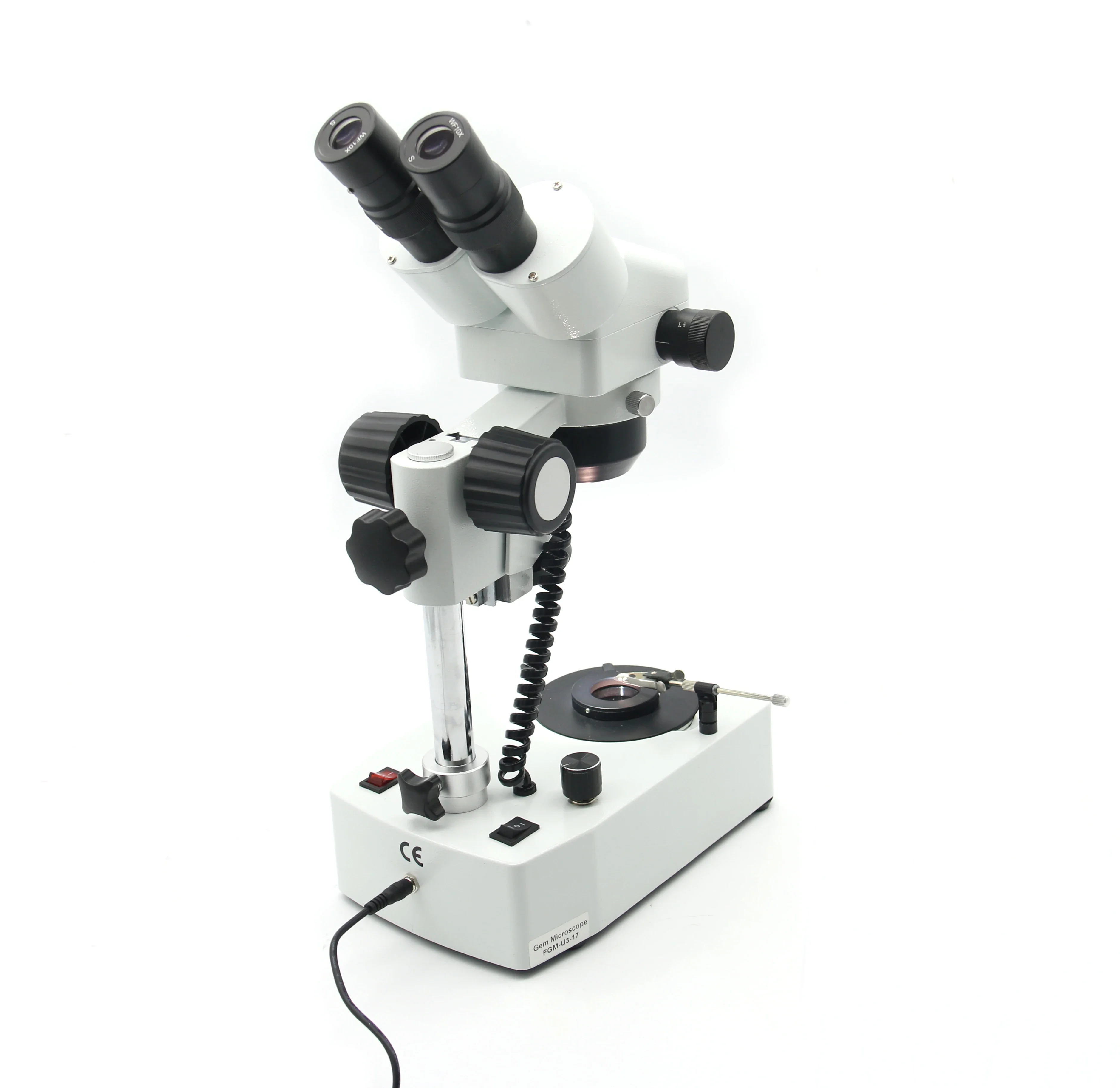 Fable Binocular Stereoscopic Gemological Optical GIA Standard Instrument 10X-40X Gem Jewelry Microscope