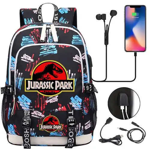 nuovo-zaino-con-stampa-a-tema-dinosauri-e-parco-giurassico-ideale-per-studenti-delle-scuole-medie-e-elementari-modello-casual-unisex-con-doppie-spalline