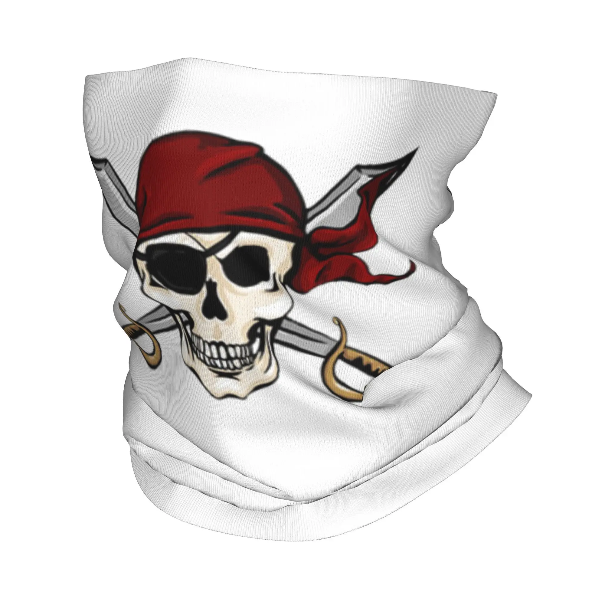 Pirates of the Caribbean Bandana Neck Cover Printed Wrap Scarf Multi-use Headband Hiking Fishing Unisex Adult Washable