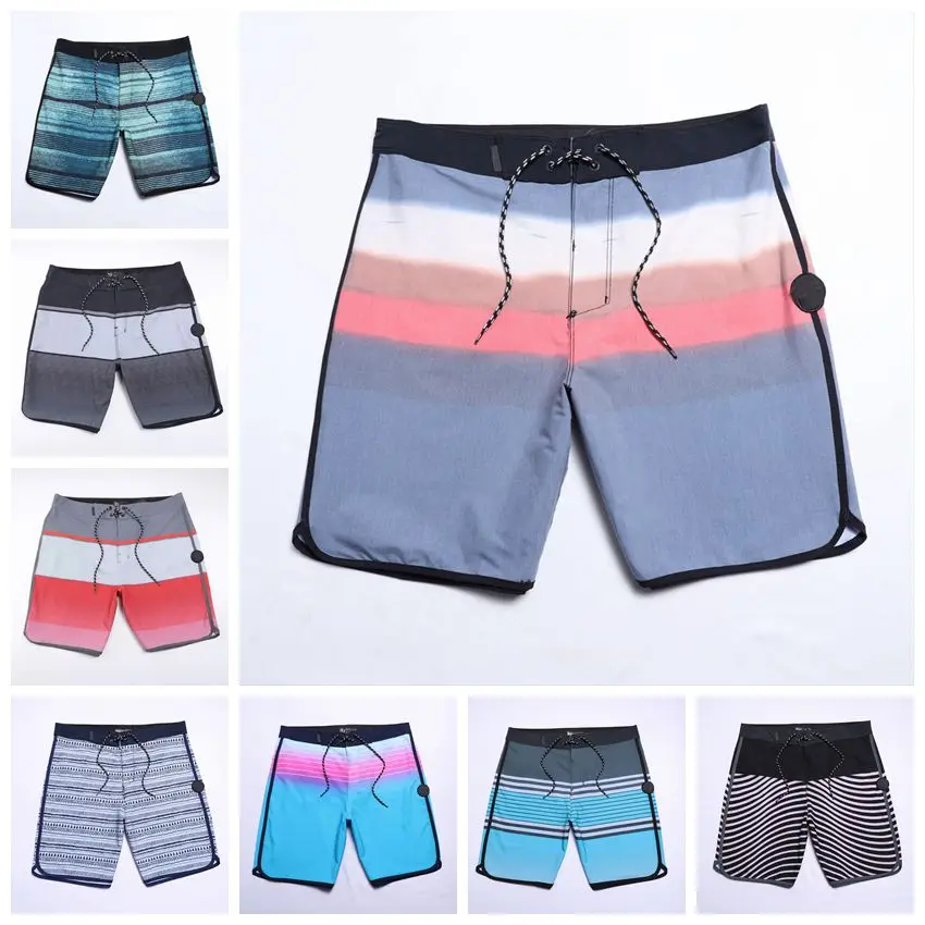 

Brand Beach Shorts For Men Bermuda Shorts Waterproof Quick-drying Swimwear Casual Diving Surfing New Fashion Trend Boardshorts